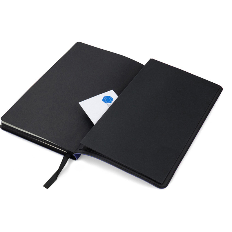 Книга записная Partner Soft, 125*195, 96 л, кл, темно-син. Axent - фото 5