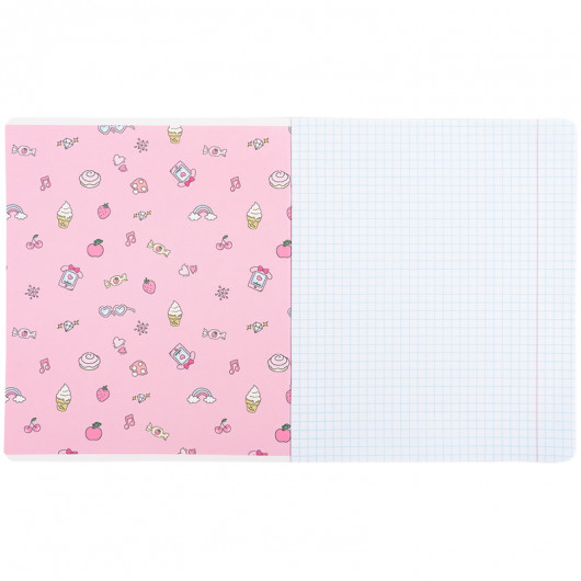 Зошит 12 арк., кл., софт тач + УФ лак, Hello Kitty-4 (HK25-232-4) Kite - фото 16