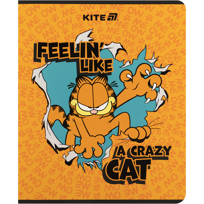 Тетрадь 24 лист., кл., УФ лак объёмный + софт тач, Garfield (GF25-238) Kite - фото 20
