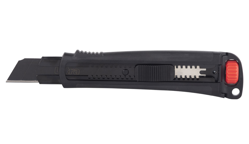 Нож сегментный большой 25мм., метал. направляющая, автомат. фиксатор ULTRA - фото 1