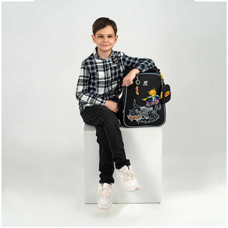Рюкзак Kite Education каркасний 531 «Hot Wheels» Kite - фото 16