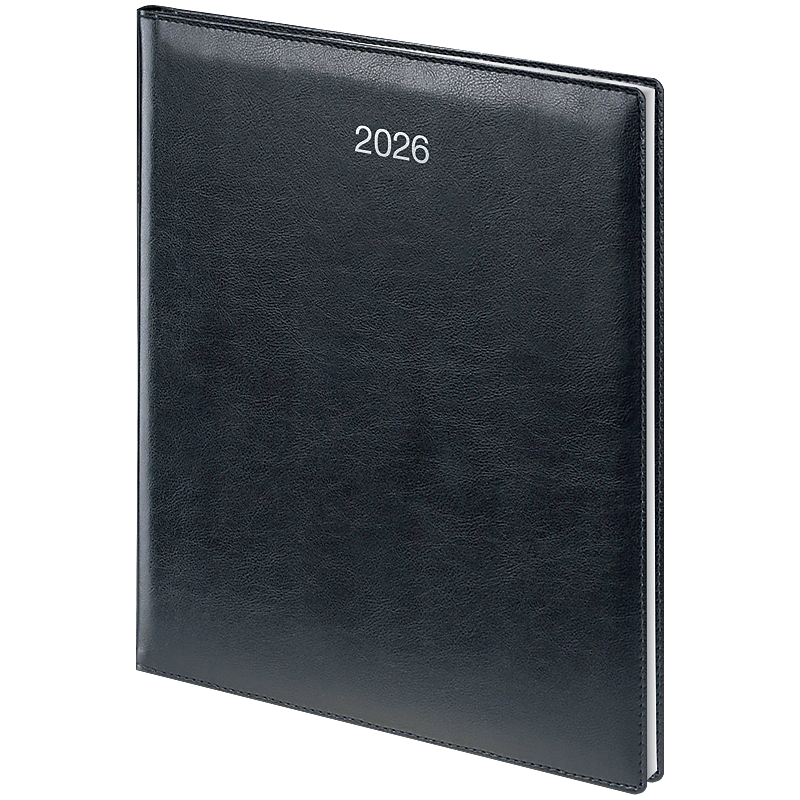 Щотижневик 2026 Бюро Soft, срібне тиснення, чорний Brunnen - фото 4