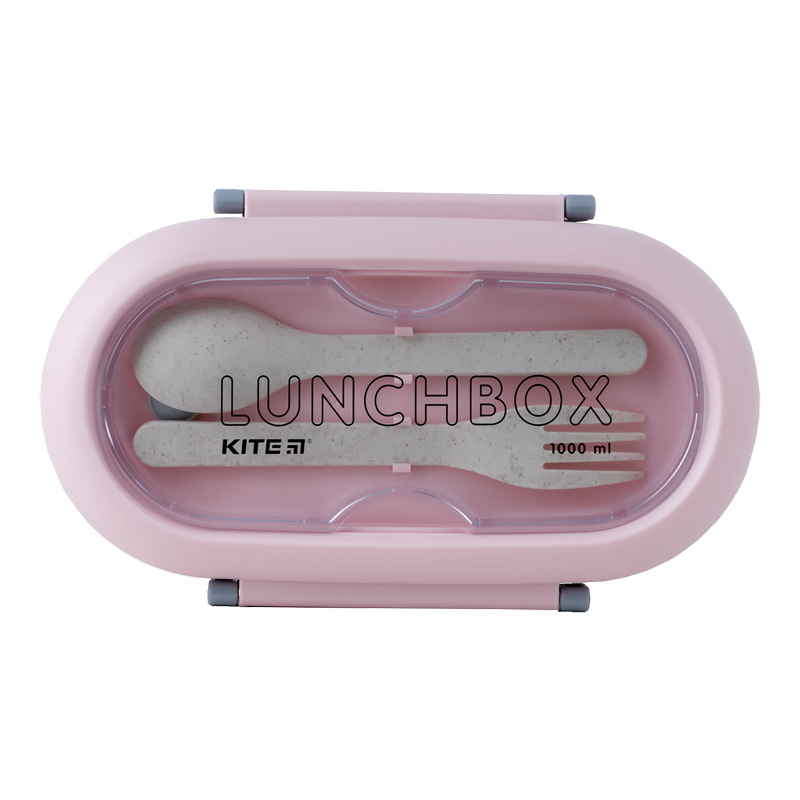 Ланчбокс з розділювачем 1000 мл, рожевий Kite - фото 5