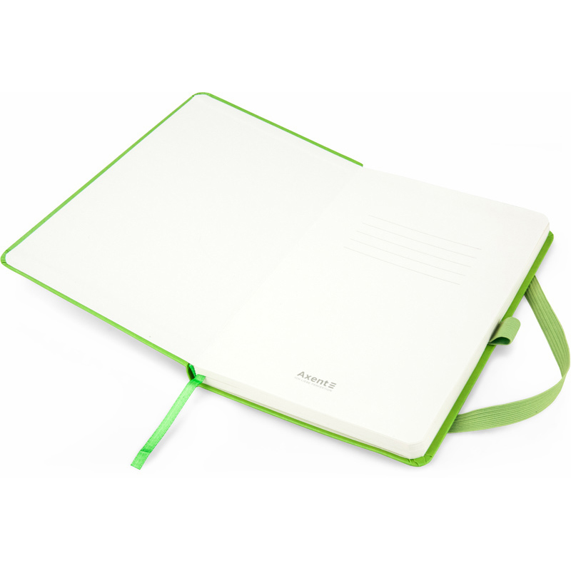Книга записная Partner А5 (125*195мм.), 96л., линовка - точка, салат. Axent - фото 8