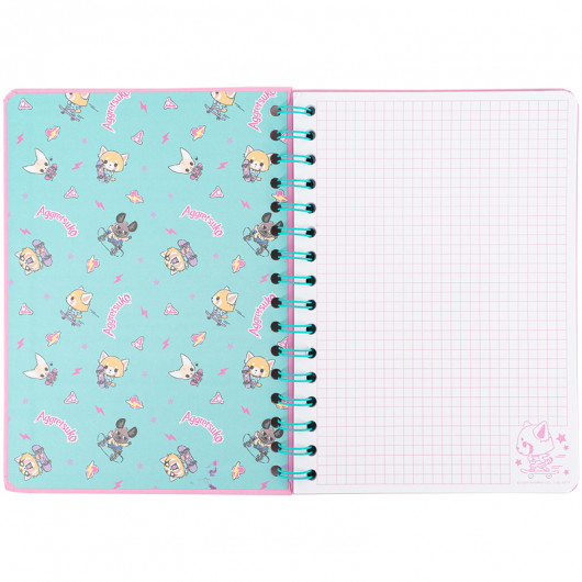 Блокнот на спіралі А5, 80 арк., кл., Aggretsuko (AR25-190) Kite - фото 4