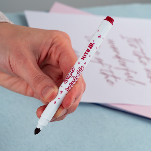 Фломастери, набір 12шт, Kite Creative Superwashable Kite - фото 5