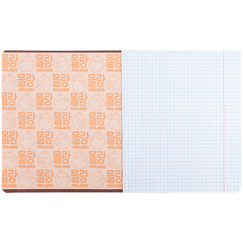 Тетрадь 18 лист., кл., софт тач + УФ лак, Molang (ML25-236) Kite - фото 15