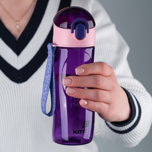 Пляшечка для води, 530 мл, фіолетова (K25-400-4) Kite - фото 4