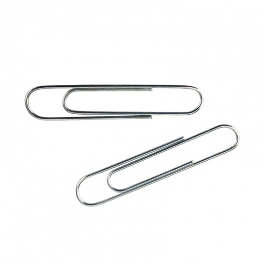 Скріпки 50мм., оцинковані, круглі, 100шт., картон. уп. Axent Delta - фото 2