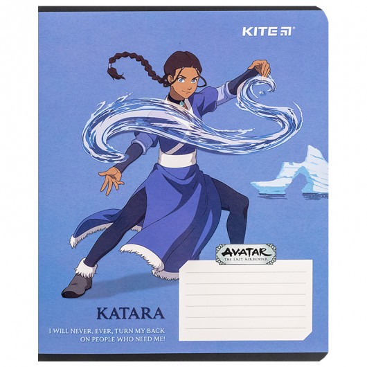 Зошит 18 арк., лін., софт-тач + УФ лак, Avatar (AV24-237) Kite - фото 16