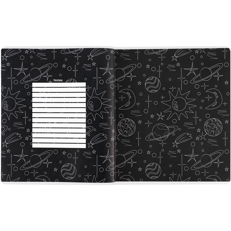 Тетрадь 24 лист., кл., гибр. лак + УФ лак, NASA (NS25-238) Kite - фото 9