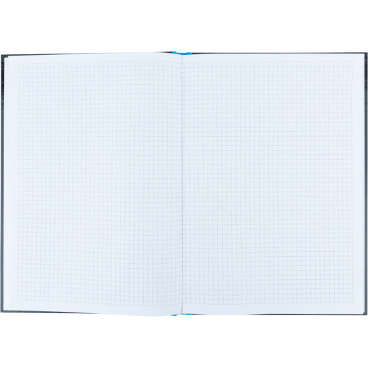 Книга обліку 80арк., А4, Colors, тверда обкладинка, клітинка, блакит. Axent - фото 3
