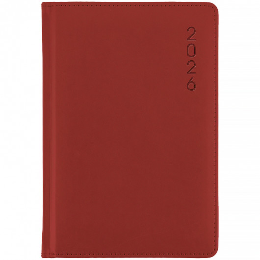 Ежедневник 2026 Classic Palermo, 145*210, слп/т красный Axent - фото 3