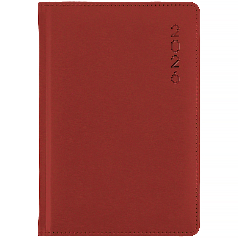Ежедневник 2026 Classic Palermo, 145*210, слп/т красный Axent - фото 3