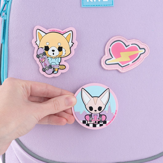 Набор бейджей на липучке, 3 шт., 3012 Aggretsuko Kite - фото 5