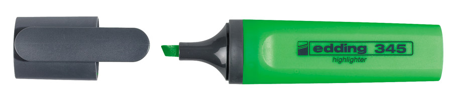 Маркер текстовий 345, 2-5мм., зелен. Edding - фото 6