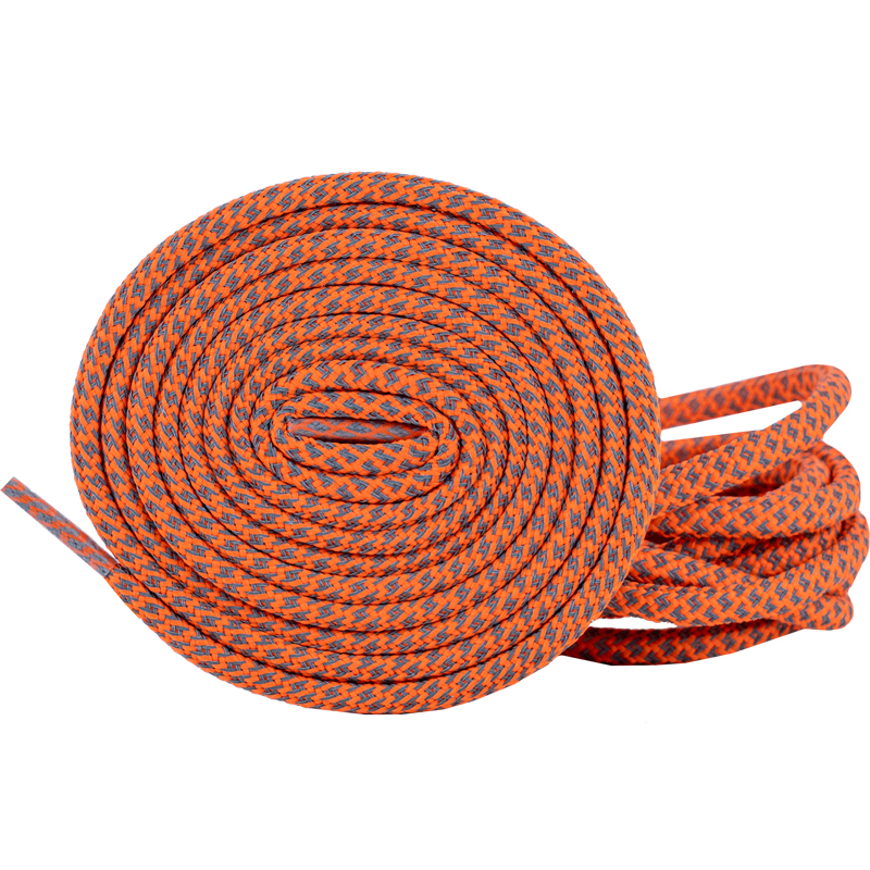 Шнурки для обуви светоотражающие, оранж. Kite - фото 4