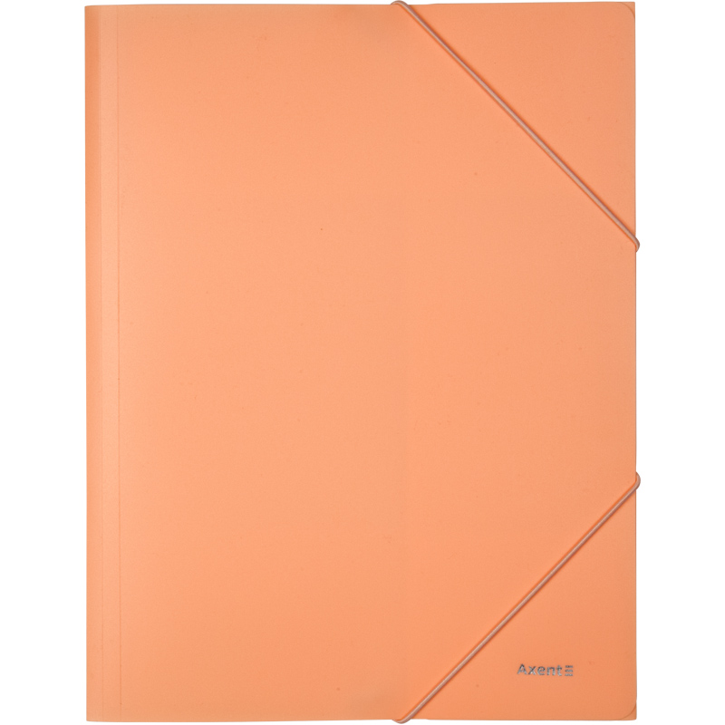 Папка на гумках, А4, Pastelini, персикова Axent - фото 2