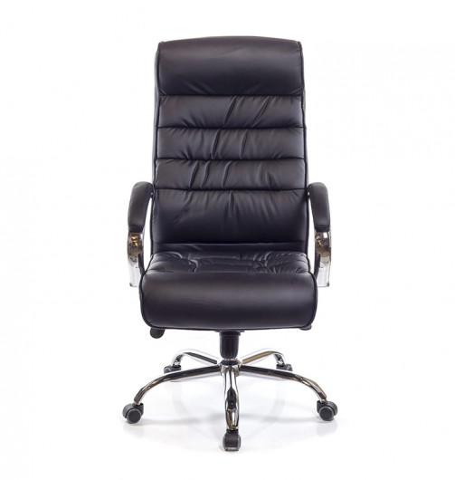 Кресло для руководителя Камиль CH MB, кожа, черн. АКЛАС - фото 4