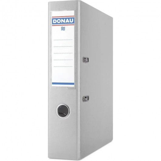 Регистратор 7,5см. А4 (PP), Master, сер. DONAU - фото 4