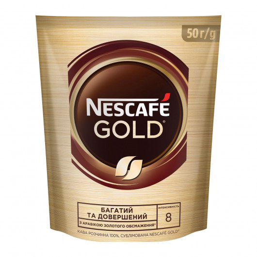 Кава розчинна Nescafe Gold 50г. в пакеті (8445290992628) Nescafe - фото 2
