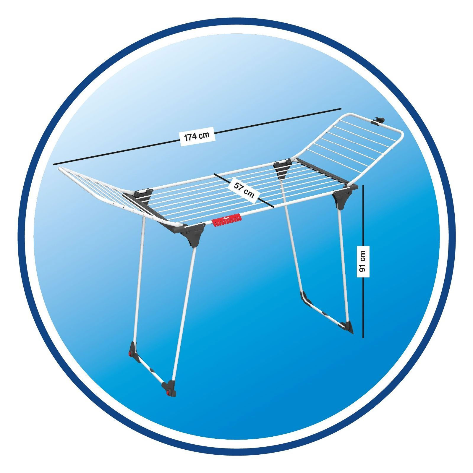 Сушилка для белья King Indoor Dryer, 174*57*91см. Vileda - фото 8