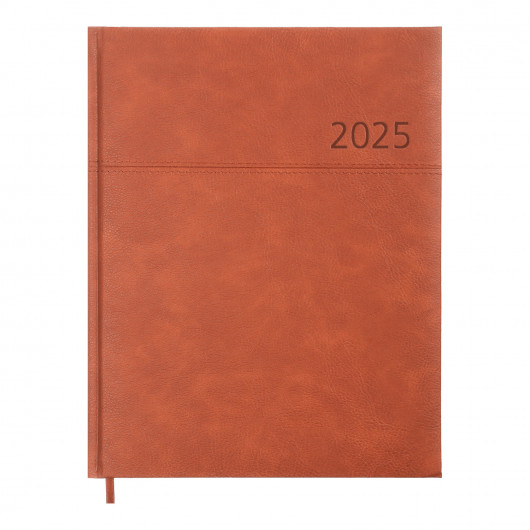Еженедельник датированный 2025 ORION, А4, 136стр., искуств. кожа, св.-коричн. BuroMax - фото 10