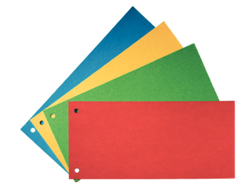 Разделительные полосы картон 105*240мм, 100шт, красн. Esselte - фото 4