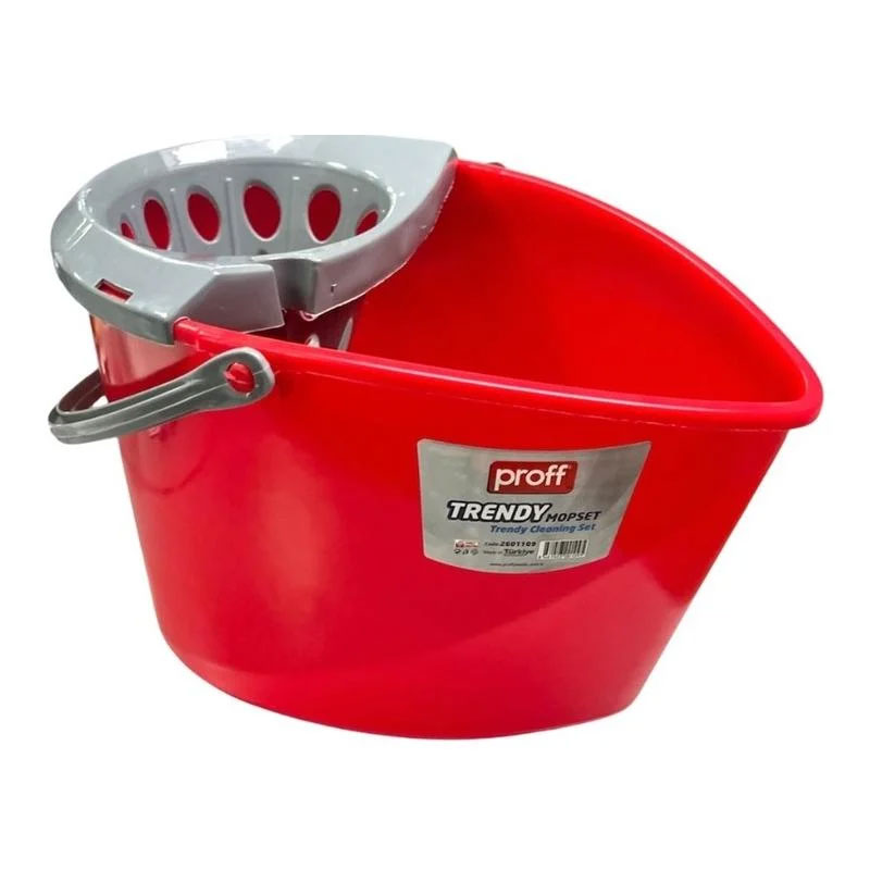 Ведро для уборки Trendy, 10,5л., пластик, ассорт. (PF2601221) PROFF - фото 3
