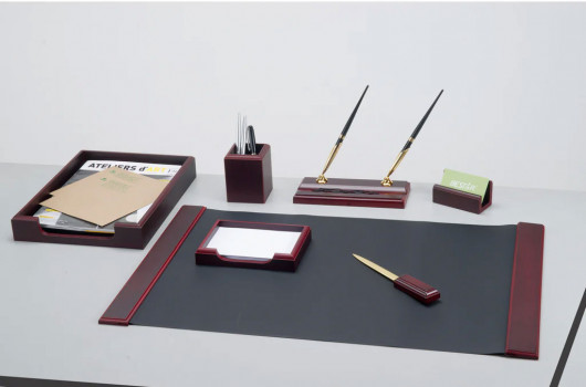 Набор настольный деревянный 7 предметов, красн. дерево Bestar - фото 2