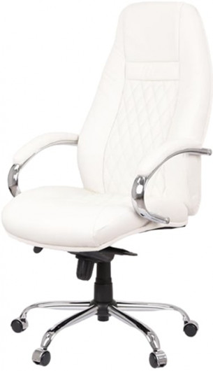 Кресло Луизиана MB (GB-242CC) (Кожа Lux LC-W) белый АКЛАС - фото 1