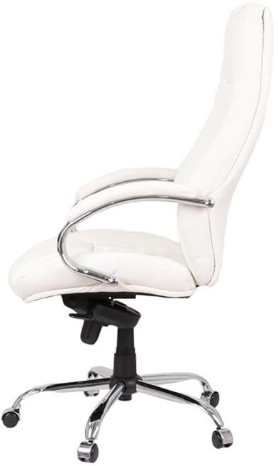 Кресло Луизиана MB (GB-242CC) (Кожа Lux LC-W) белый АКЛАС - фото 3