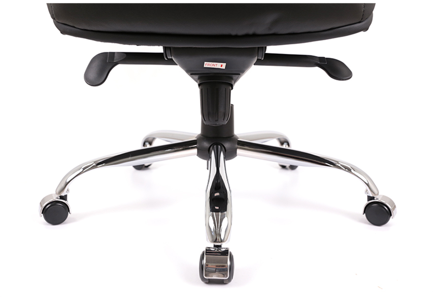 Кресло Луизиана MB (GB-242CC) (Кожа LC-A) черный АКЛАС - фото 11