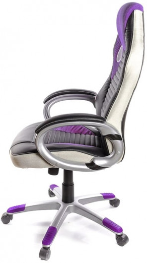 Кресло геймерское Григ PL TILT Фиолетовый (Черный/Фиолетовый), фиолет. АКЛАС - фото 2