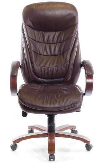 Крісло для керівника Валенсія Soft EX MB (Шкіра LC), коричн. АКЛАС - фото 2