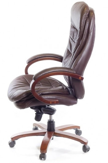 Крісло для керівника Валенсія Soft EX MB (Шкіра LC), коричн. АКЛАС - фото 3