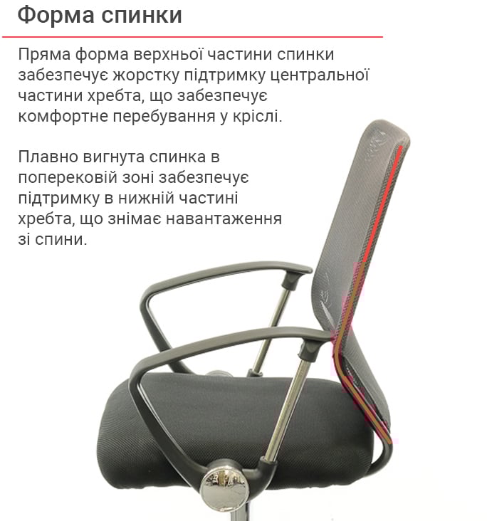 Крісло Тета CH PR, сірий АКЛАС - фото 20