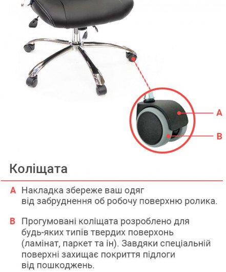 Крісло для керівника Оран CH ANF экокожа, чорн. АКЛАС - фото 14