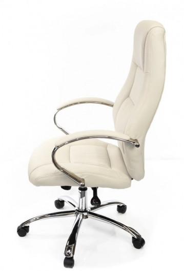 Кресло для руководителя Оран CH ANF экокожа, беж. АКЛАС - фото 3