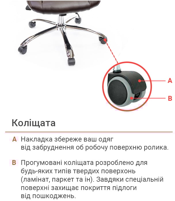 Крісло для керівника Оран CH ANF экокожа, коричн. АКЛАС - фото 14