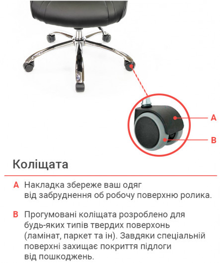 Кресло для руководителя Сетиф CH ANF, черн. АКЛАС - фото 13