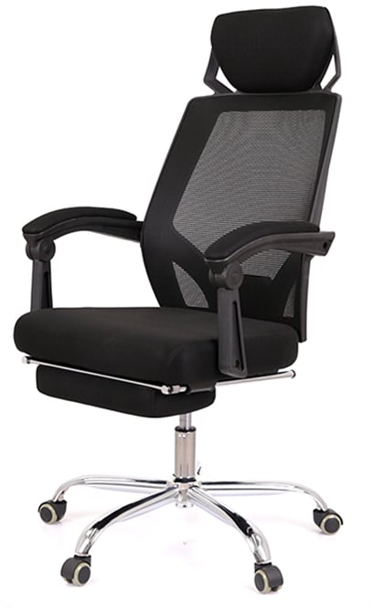 Кресло для персонала Катран CH RL(L), черн. АКЛАС - фото 1