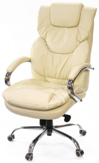 Кресло для руководителя Флорида CH MB, беж. АКЛАС - фото 1