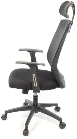 Кресло для персонала Таун Tilt, черн. АКЛАС - фото 3