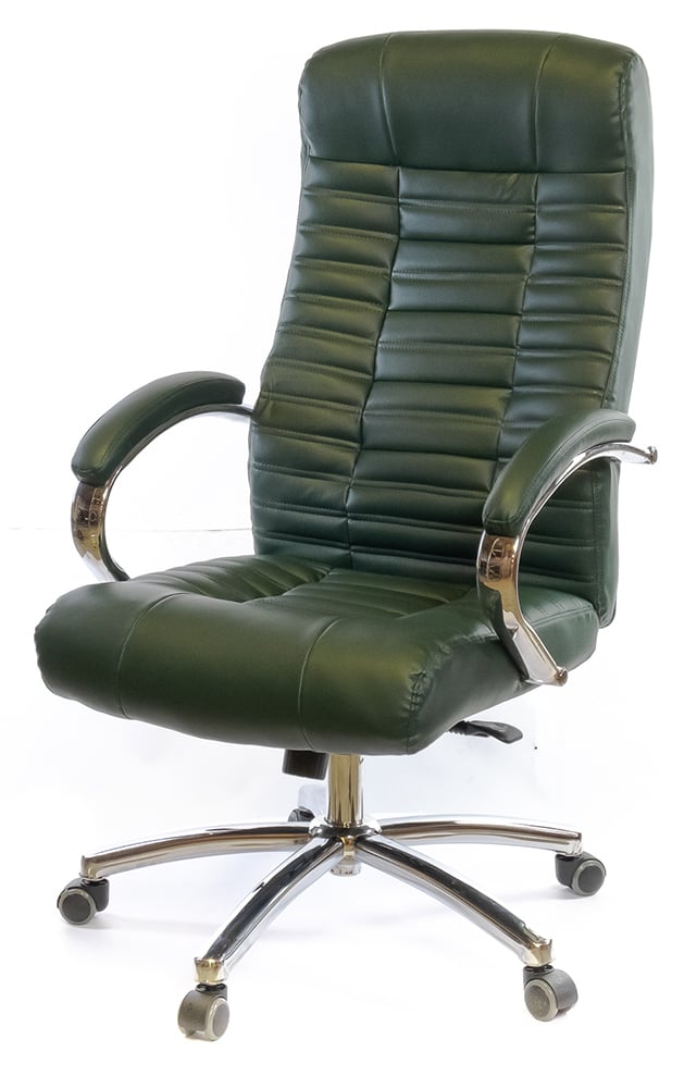 Кресло для руководителя Атлант CH ANF (XY-7147-1), зелен. АКЛАС - фото 1