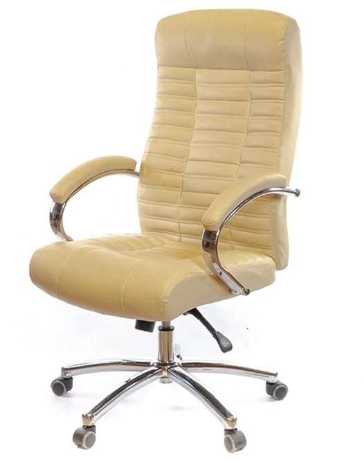 Кресло для руководителя Атлант CH ANF (XY-7147-1), беж. АКЛАС - фото 1