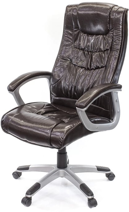 Кресло для руководителя Арго New PL TILT, темно-корич. АКЛАС - фото 1