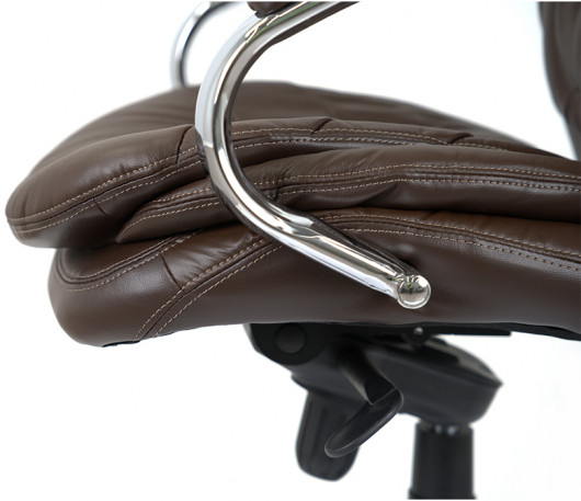 Кресло Валенсия Soft CH MB (Кожа LC-K) коричневый АКЛАС - фото 12