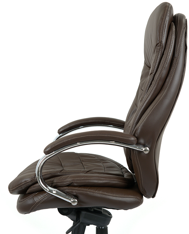 Кресло Валенсия Soft CH MB (Кожа LC-K) коричневый АКЛАС - фото 13