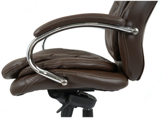 Кресло Валенсия Soft CH MB (Кожа LC-K) коричневый АКЛАС - фото 14